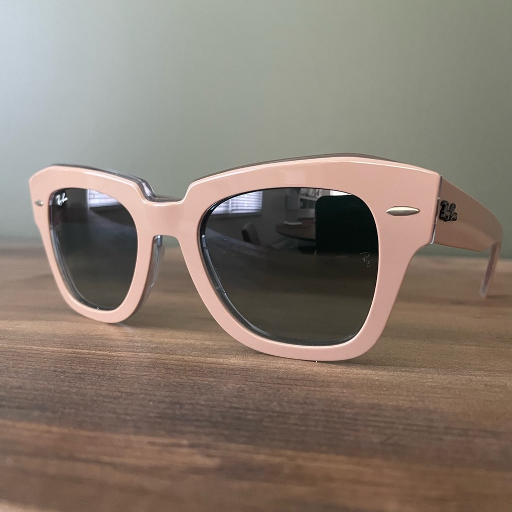 Rayban State Street Sunglasses Nude